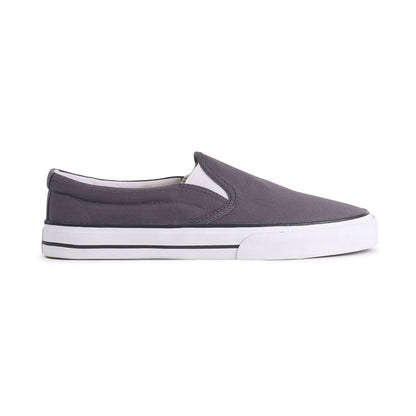Slip Ons, Grey & White - Vegan America
