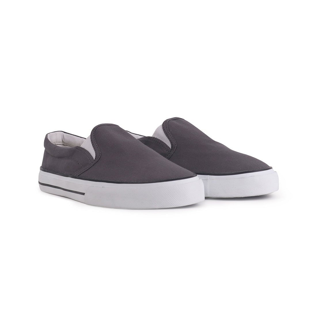 Slip Ons, Grey & White - Vegan America