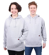 Pullover Hoodie, Unisex Grey - Vegan America