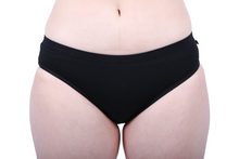Ethical Women's Bikini Underwear (2 Pack Black and Latte)
