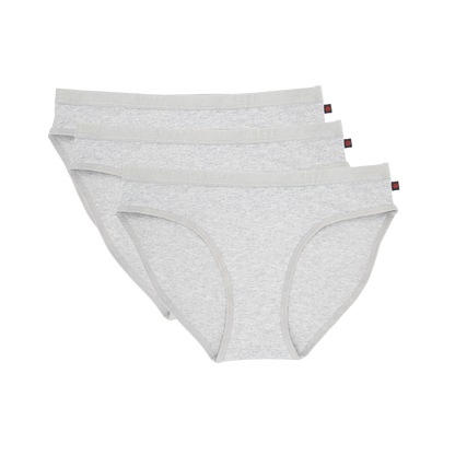 Bikini Underwear, Heather Grey - 3 pack