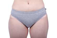 Ethical Women's Bikini Underwear (2 Pack Grey and Latte )