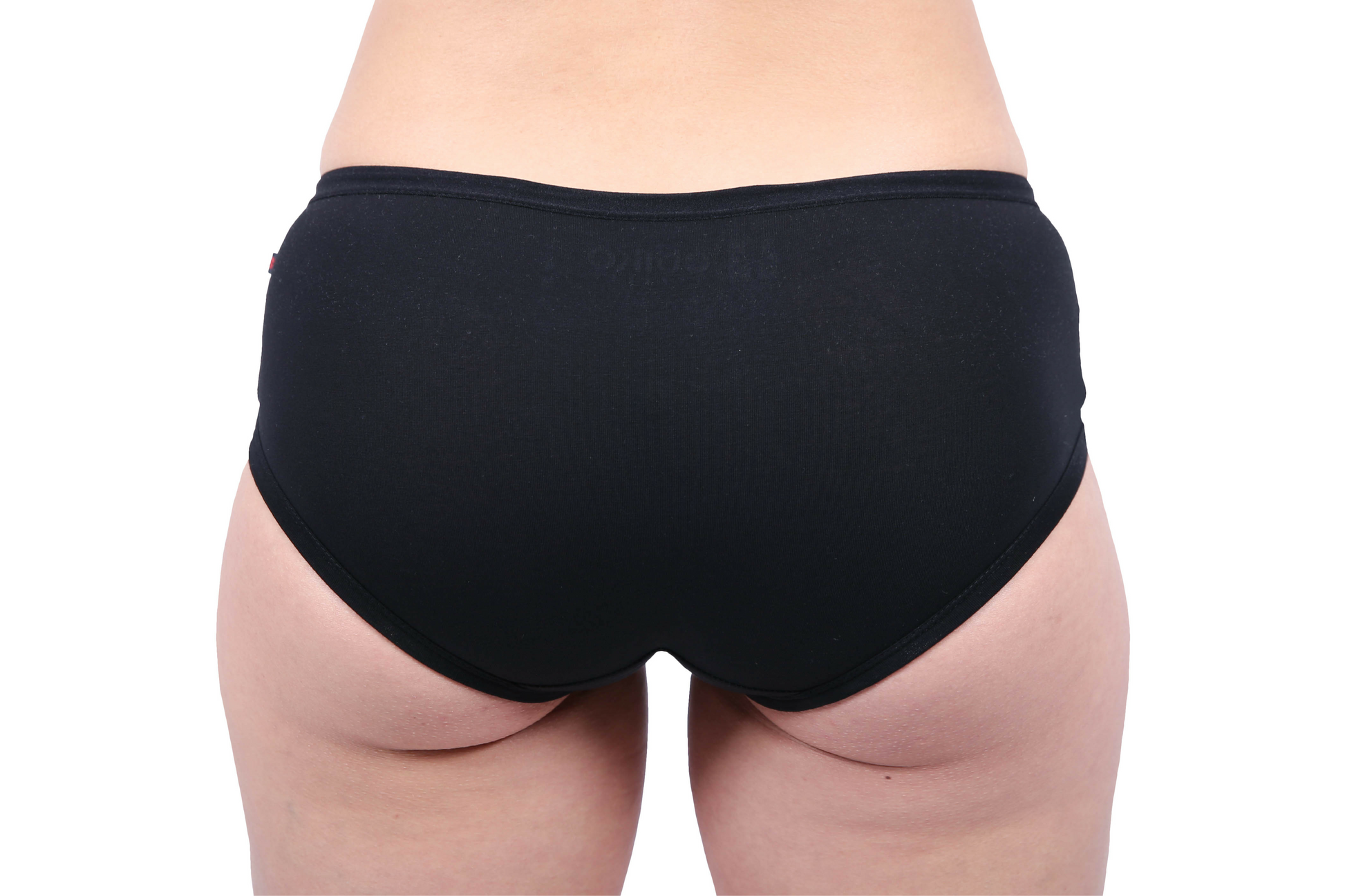 Organic cotton black ethical women's underwear boyleg or boyfit underwear bundle deals.