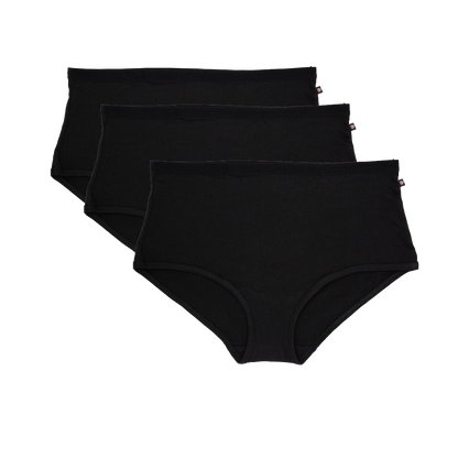 Full Brief Underwear, Black - 3 pack