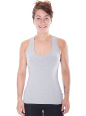 Racerback Singlet, Women's Grey - Vegan America