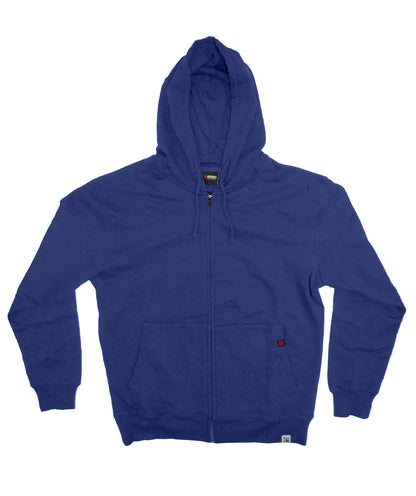 Zipped Hoodie, Unisex Navy