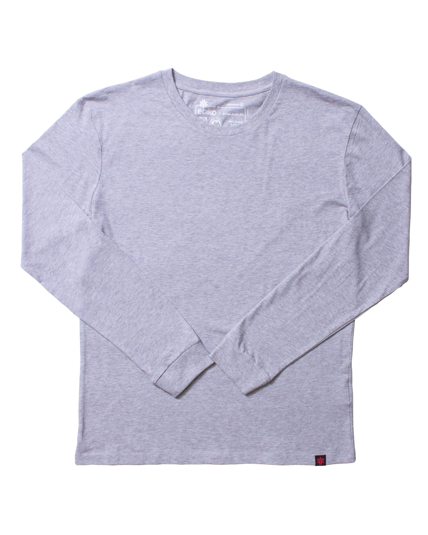 Long Sleeve T-shirt, Unisex Grey Marle