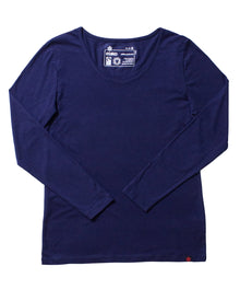 Long Sleeve T-shirt, Womens Navy Blue
