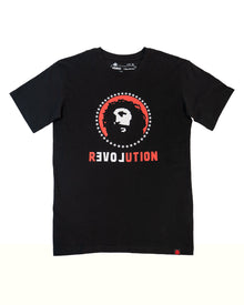 Love Revolution Printed T-shirt, Unisex Black
