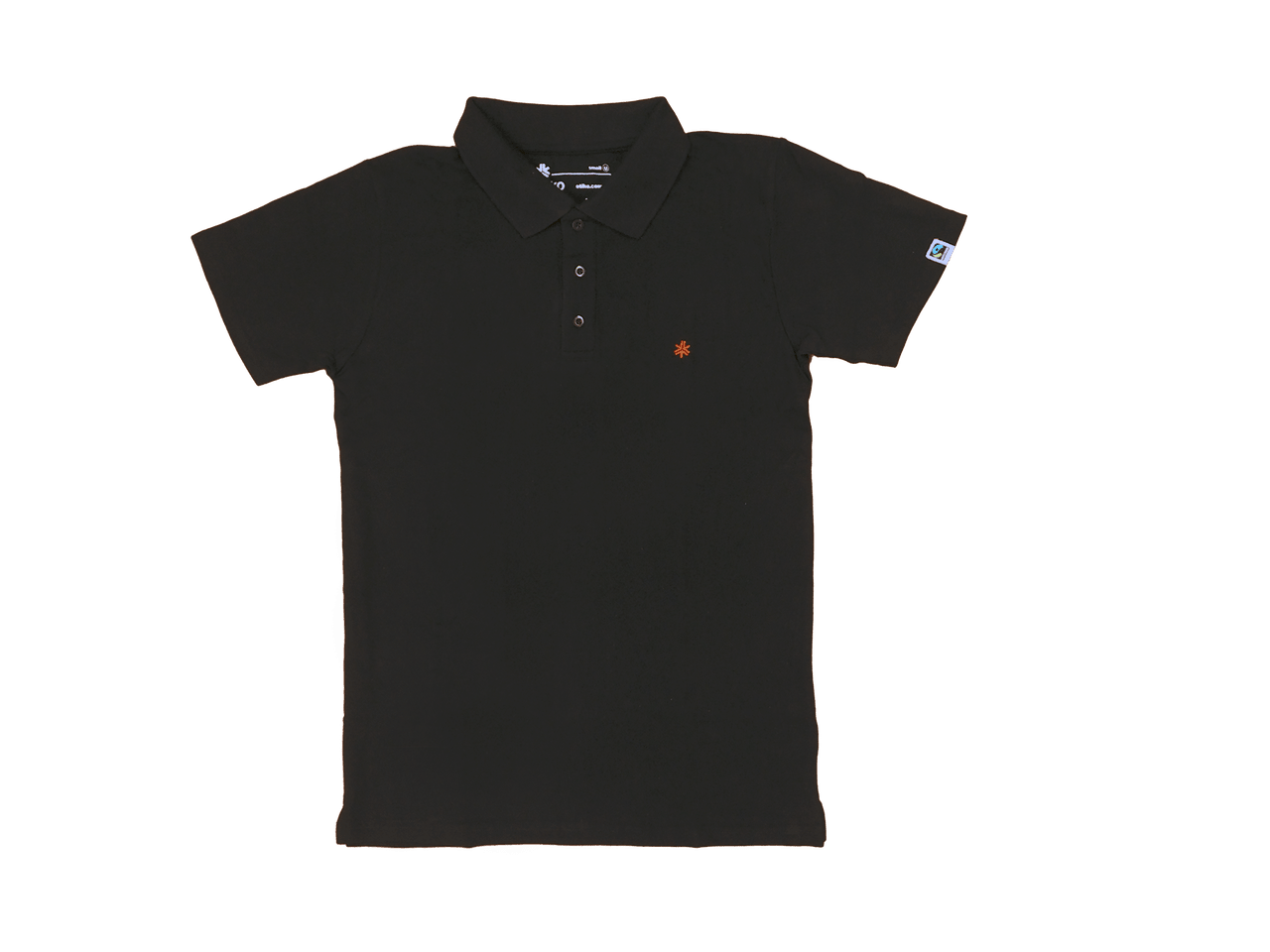 Polo Shirt, Unisex Black - Vegan America