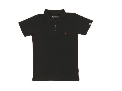 Polo Shirt, Unisex Black - Vegan America
