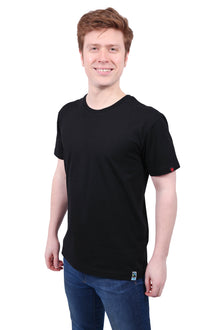 Round Neck T-shirt, Unisex Black