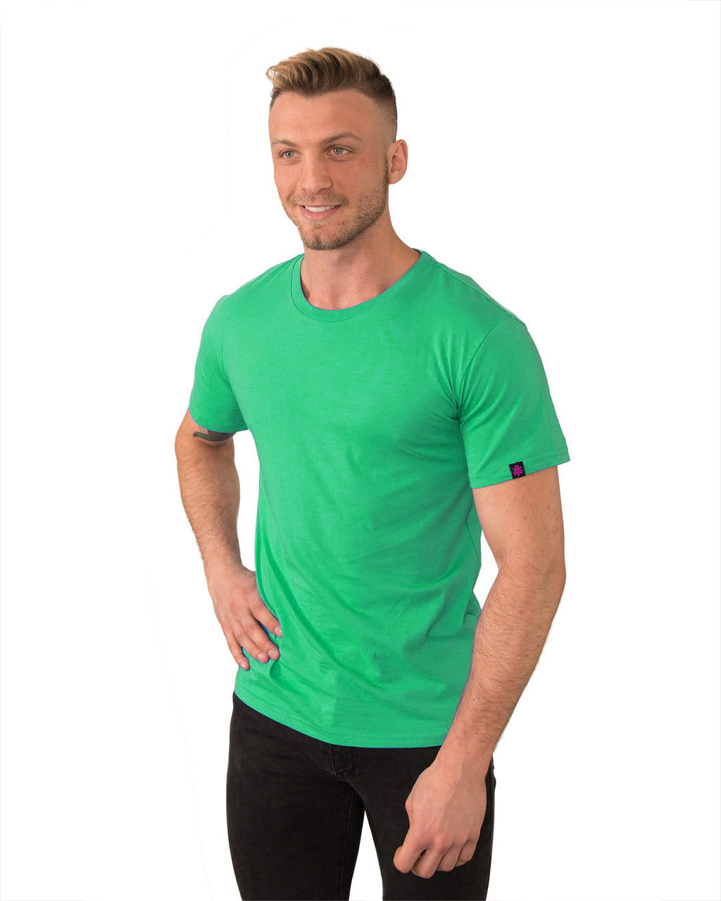 Etiko Fairtrade Certified Ethical 100% Organic Cotton T-shirt Bundle, Unisex, Green