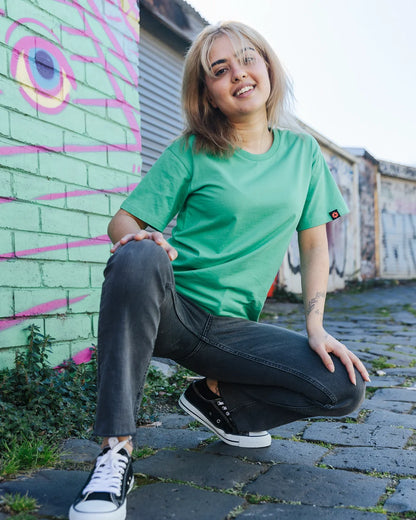 Round Neck T-shirt, Unisex Green