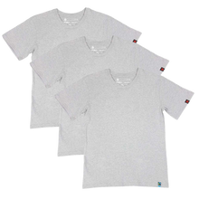 Etiko Fairtrade Certified Organic Cotton Grey Marle Unisex T-Shirt Bundle, Eco-Friendly