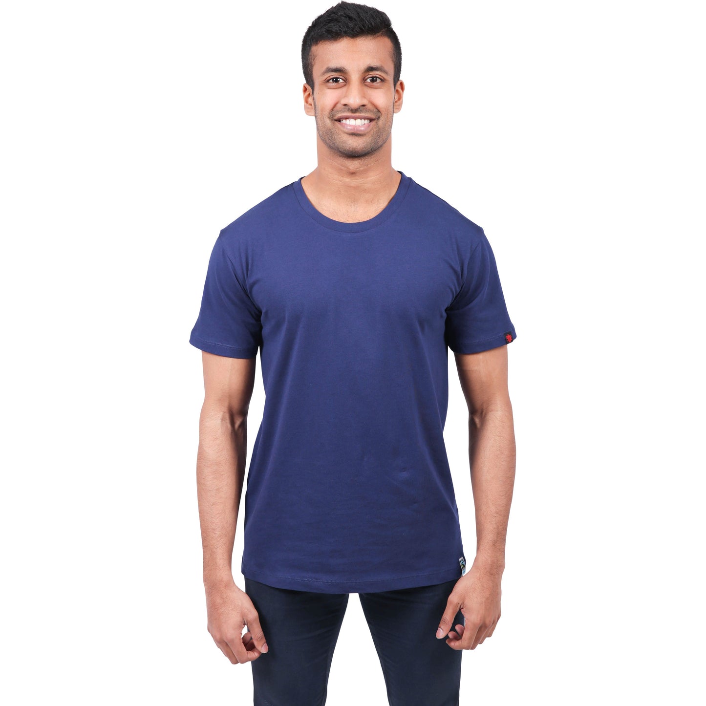 Round Neck T-shirt, Unisex Navy