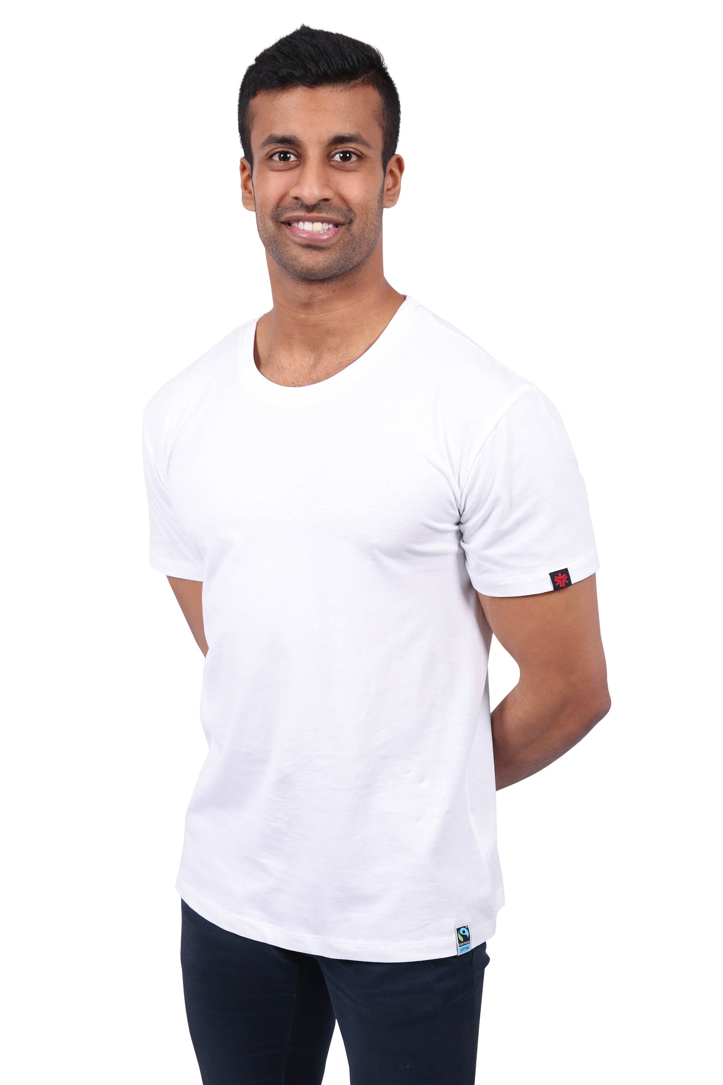 Etiko Fairtrade Certified Organic Cotton White Unisex T-Shirt Bundle Ethically-made, Eco-Friendly