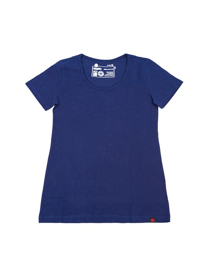 Round Neck T-shirt, Womens Navy