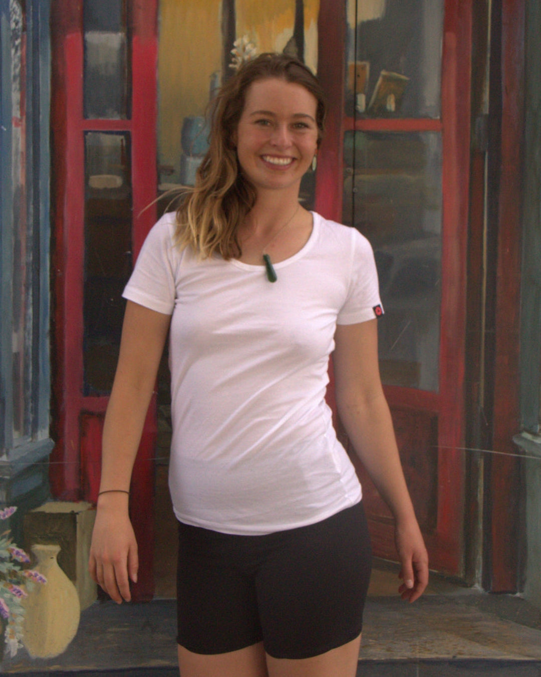 Round Neck T-shirt, Womens White