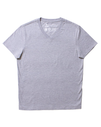 V-Neck T-shirt, Unisex Grey Marle