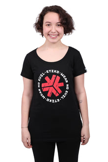 Wear No Evil 1.0 Printed T-shirt, Womens Black