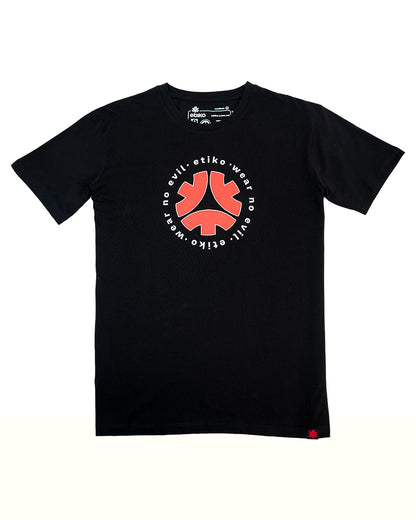 Wear No Evil 2.0 Printed T-shirt, Womens Black