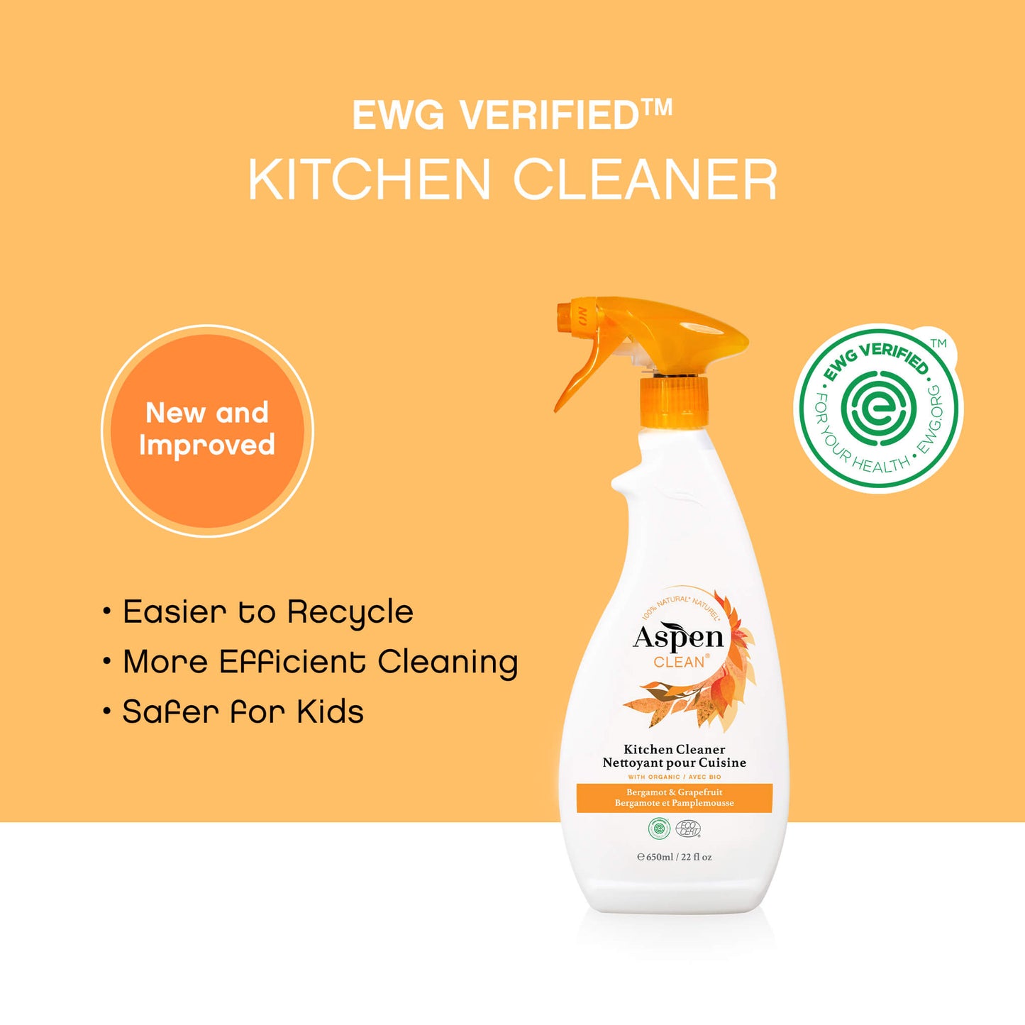 AspenClean Kitchen Cleaner - Natural