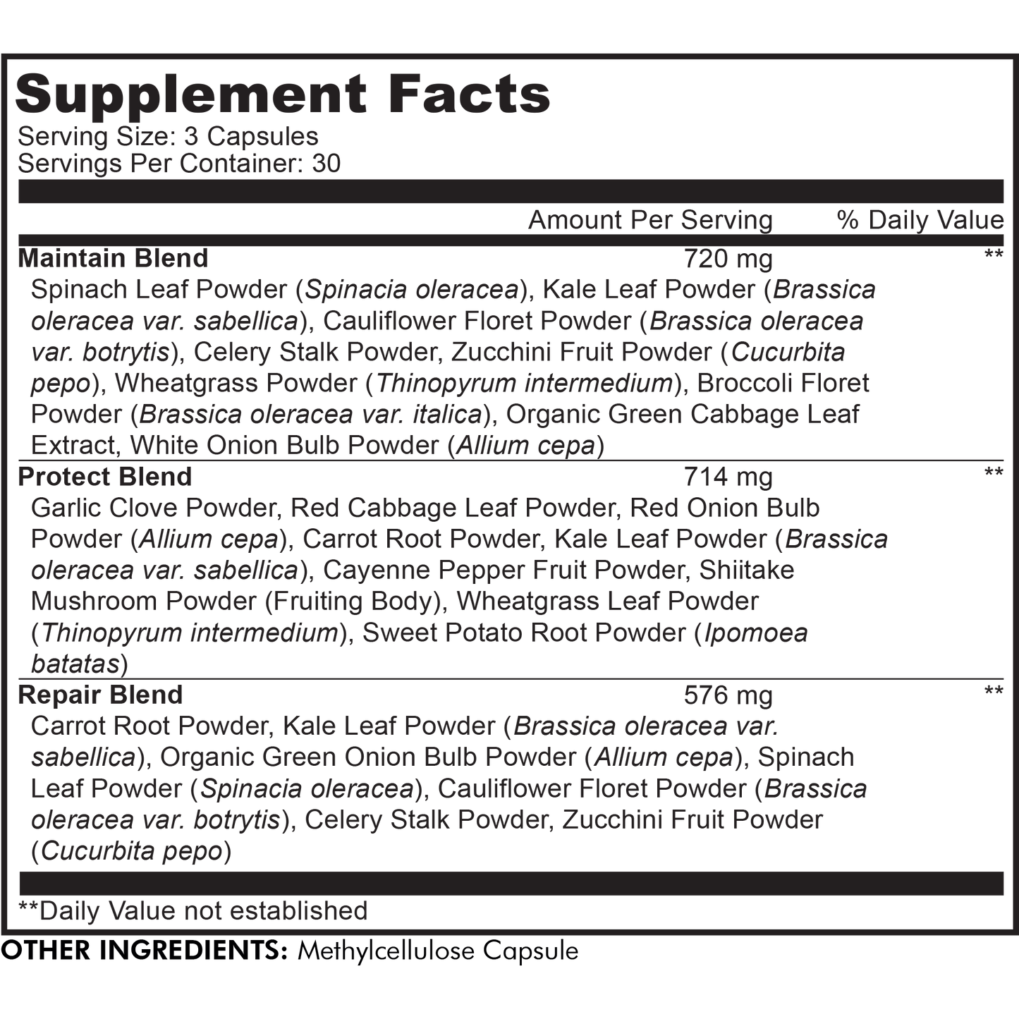 Instantfood Easy Veggies Vitamins