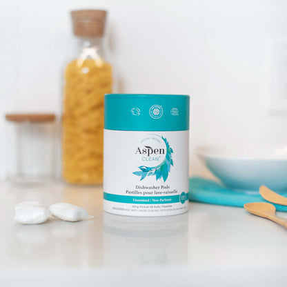 AspenClean Dishwasher Pods Eco-friendly, Natural. Non-toxic