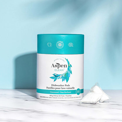 AspenClean Dishwasher Pods Eco-friendly, Natural. Non-toxic