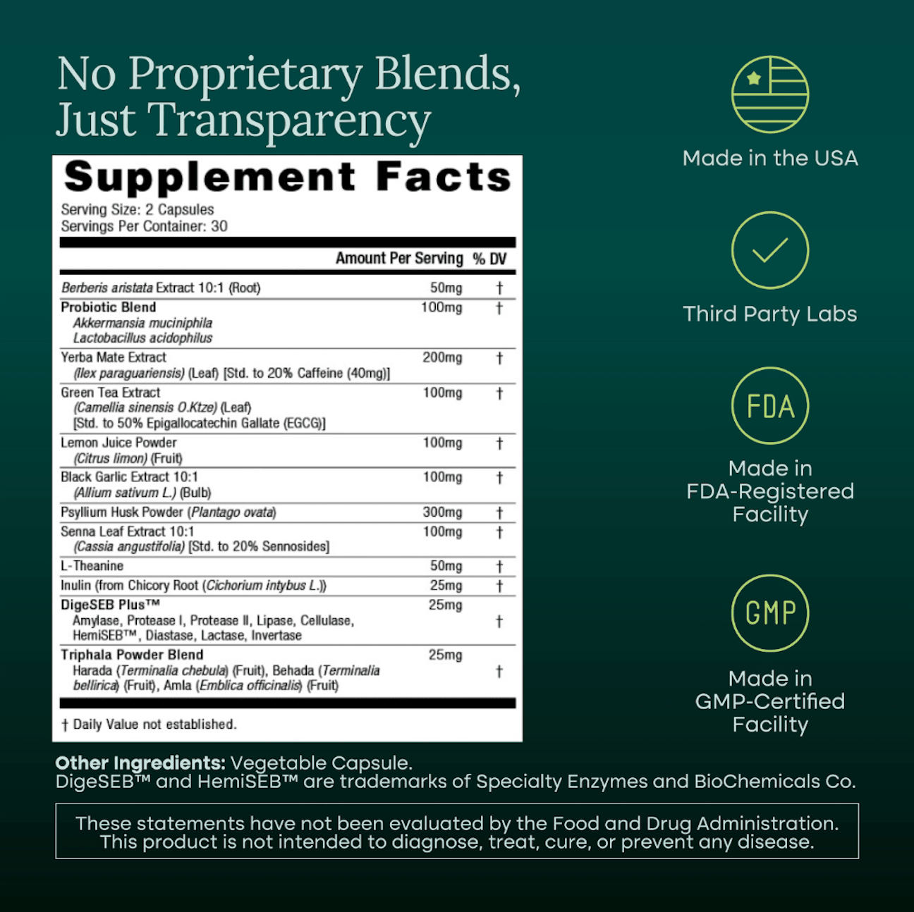 Colon Cleanse + GLP - 1 Support Supplement for Weight Loss & Energy - Vegan America