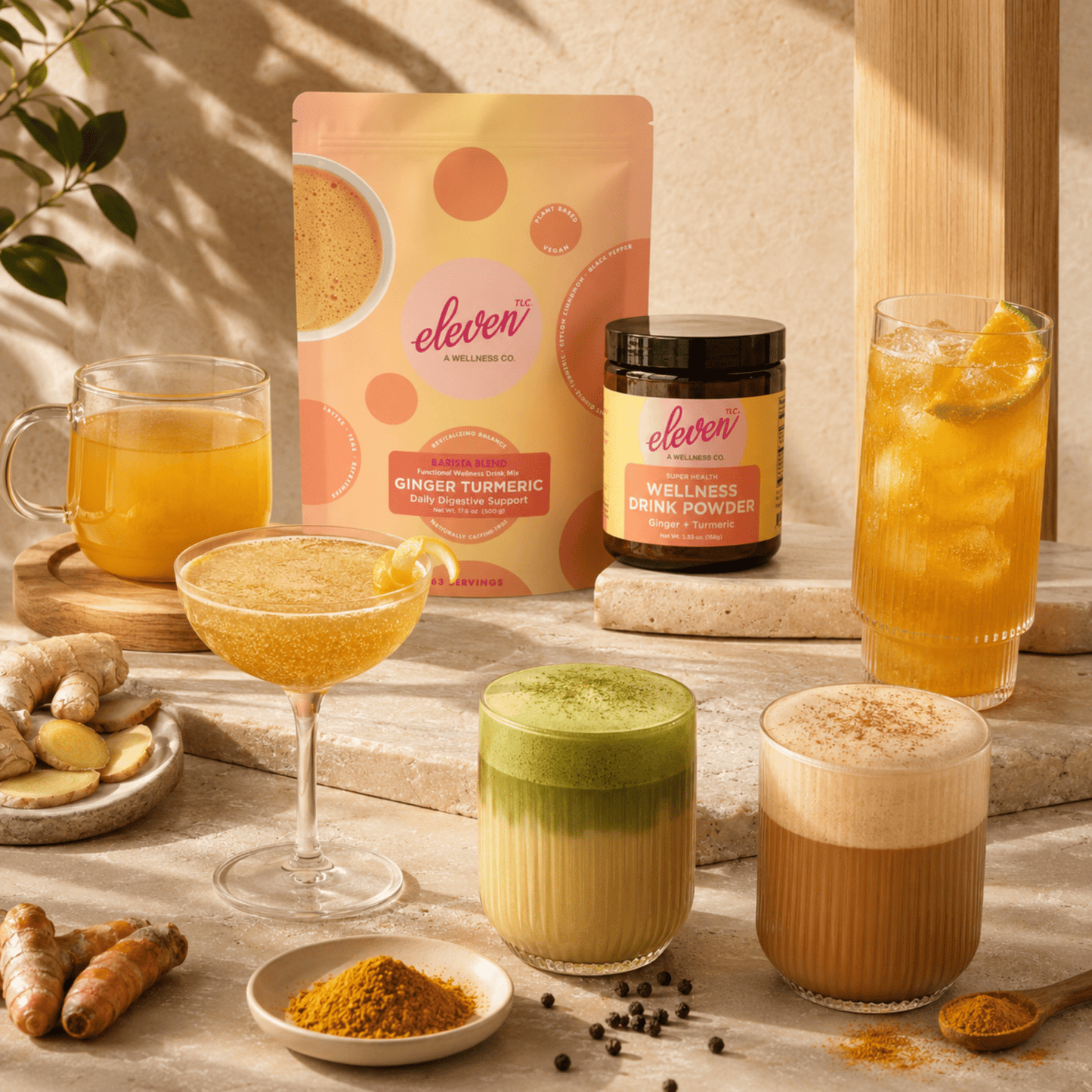 Ginger Turmeric Organic Golden Milk Latte Base 500g - Vegan America