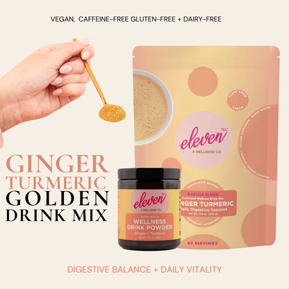 Organic Ginger Turmeric Spiced Golden Drink Mix + Instant Latte Powder - Vegan America