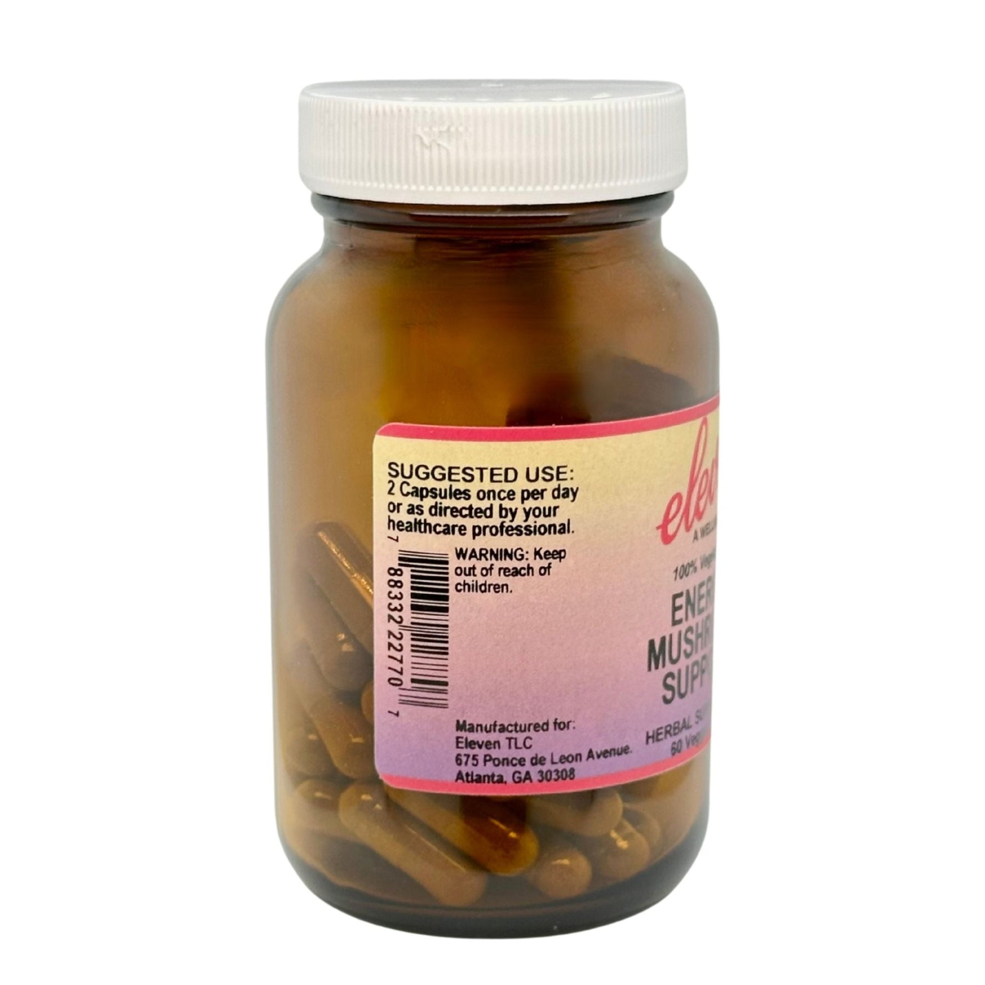 Energy Mushroom Support | 60 Capsules - Vegan America