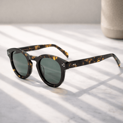 Ericeira - Round Bio Acetate Sunglasses - Vegan America