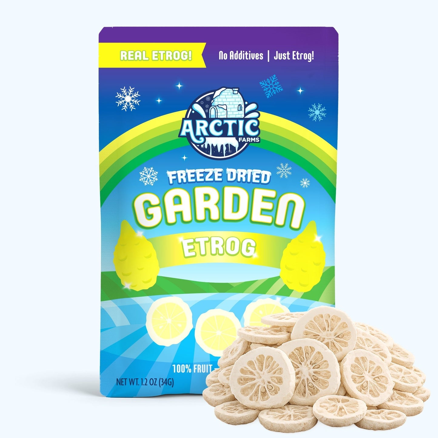 Freeze Dried Etrog Slices - Vegan America