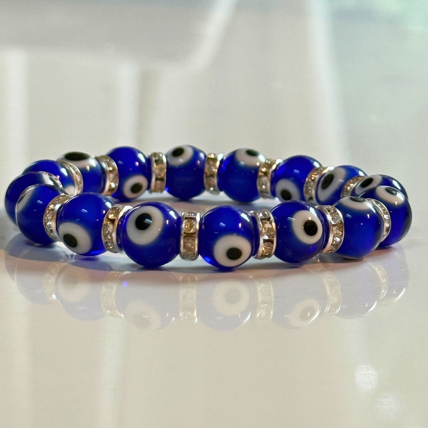 Evil Eye Beaded Bracelets - Blue