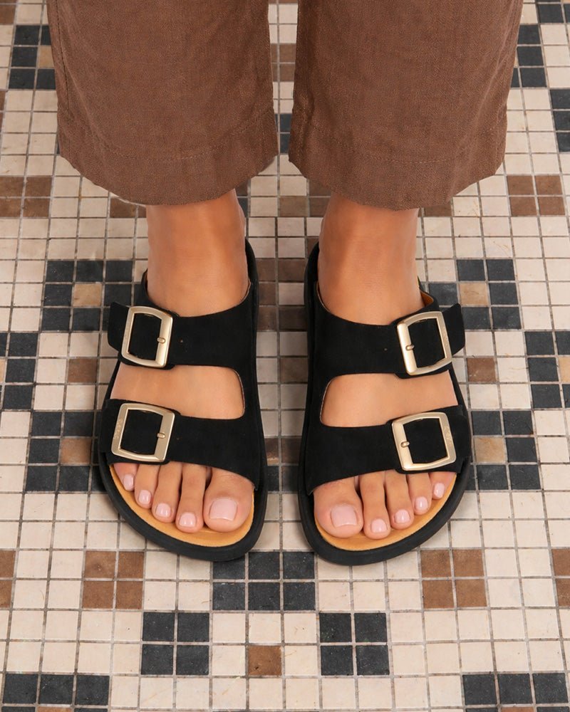 Fenugreek Comfort Footbed Sandals - Vegan America
