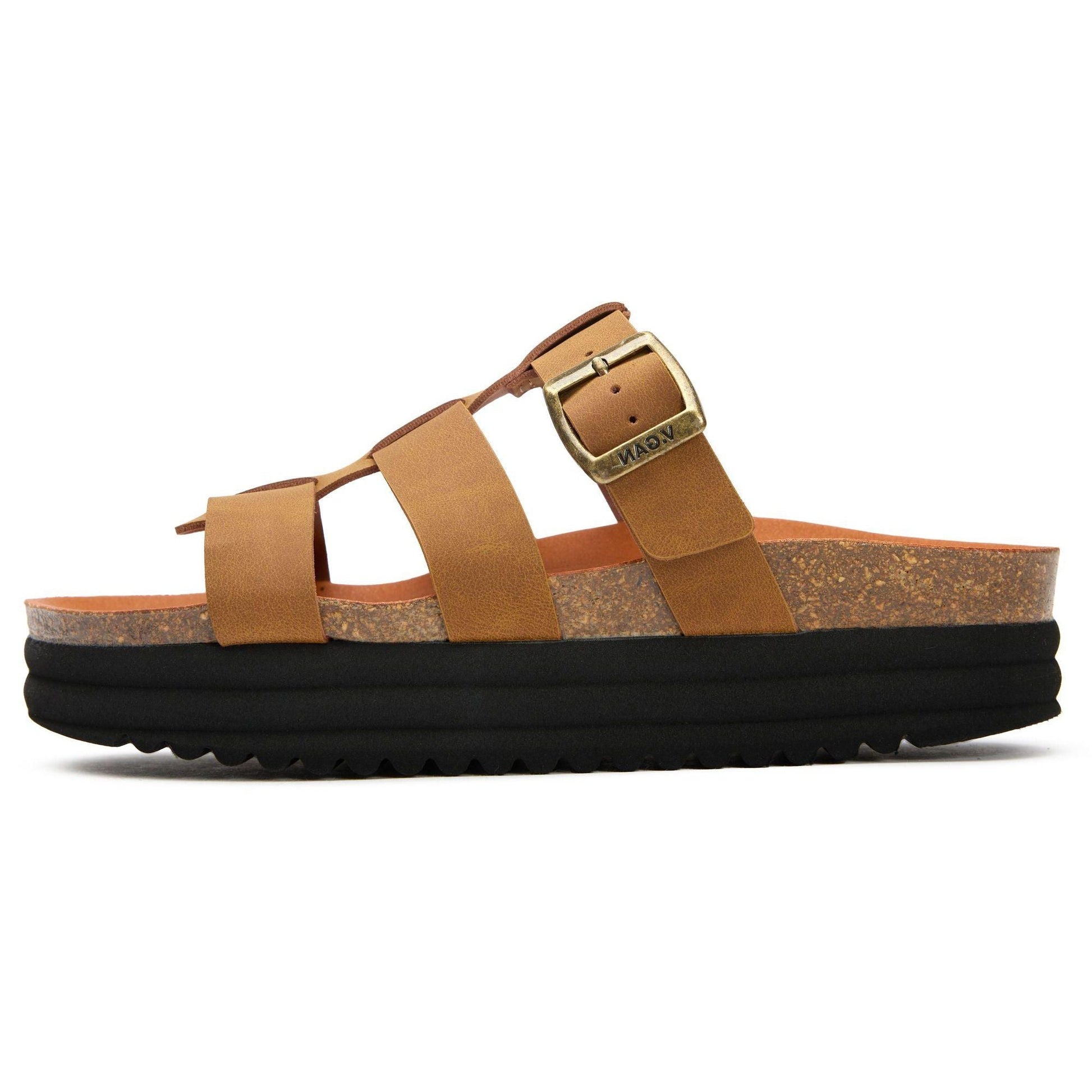 Fig Slide Footbed Sandals - Vegan America