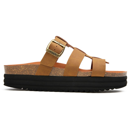Fig Slide Footbed Sandals - Vegan America