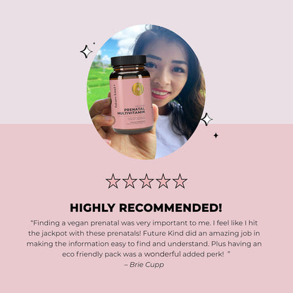 Vegan Prenatal Vitamin (With Iron & Folate)