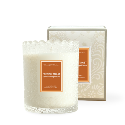French Toast x @cleanlivingwithava Natural Candle 8oz Kaia Collection