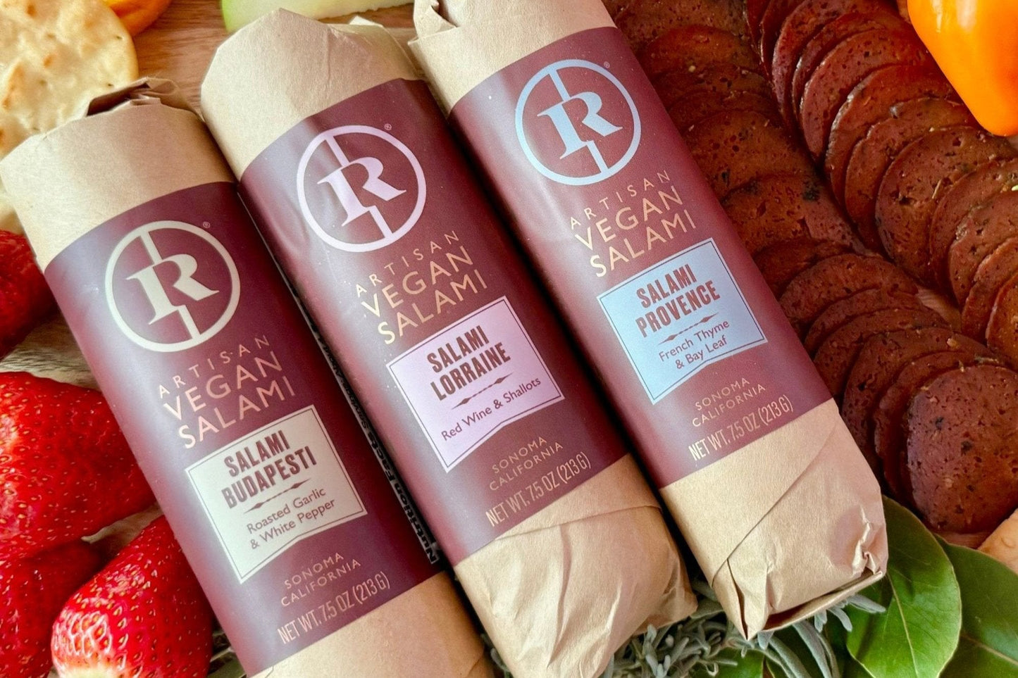 Plant-Based French/Hungarian Salami 3-Pack