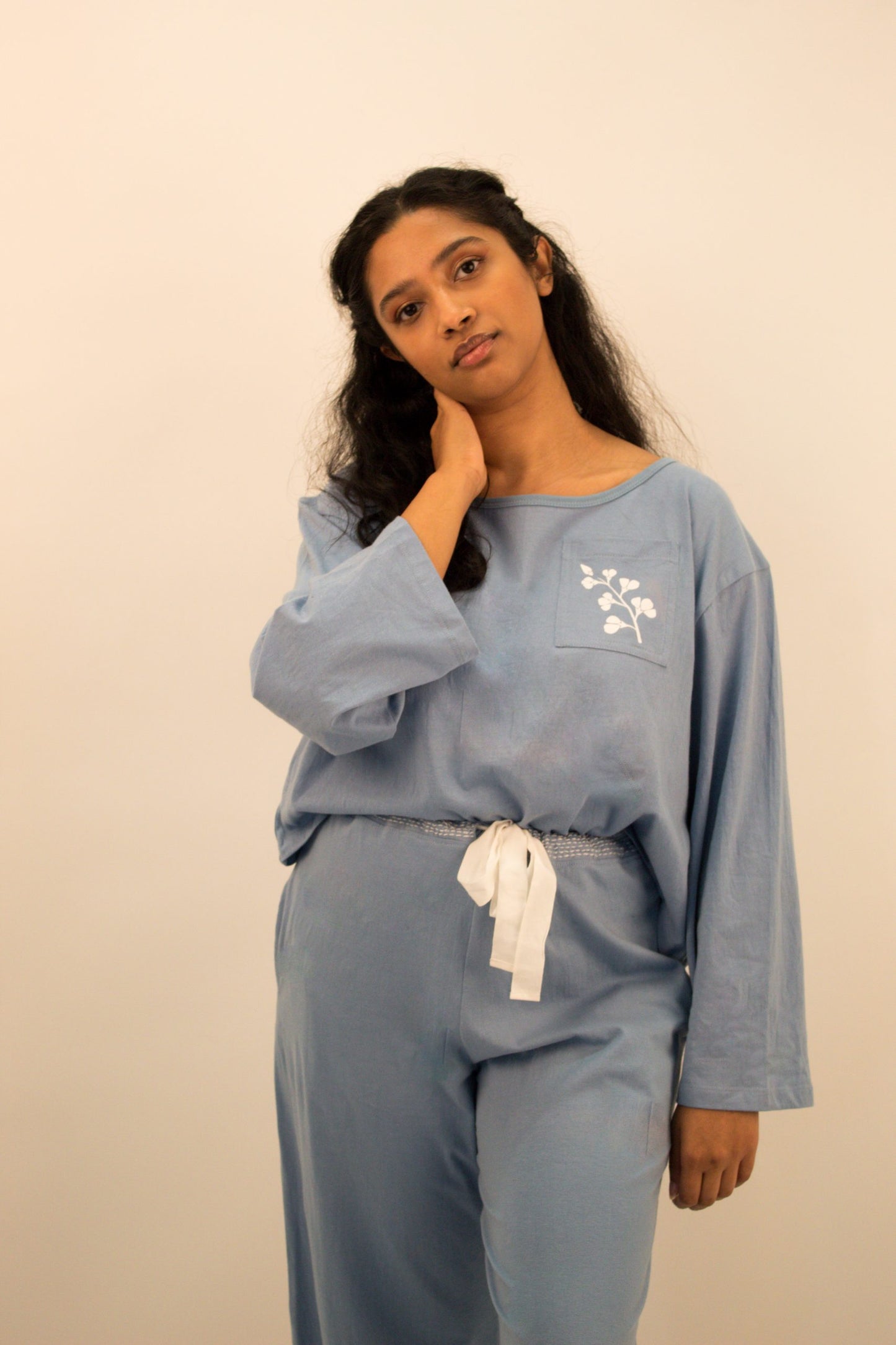 Reassuring Rest LONG SLEEVE PJ TOP