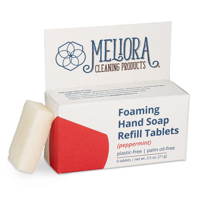 Foaming Hand Soap Refill Tablets - 6-Pack Plastic-Free Boxed