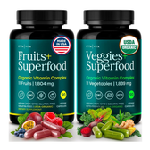 USDA Organic Fruits and Veggies Supplement, 31 Whole Foods, 180 Vegan Ct - Vegan America