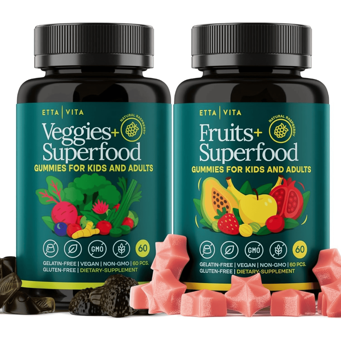 Fruits and Veggies Gummies Supplement - Vegan America