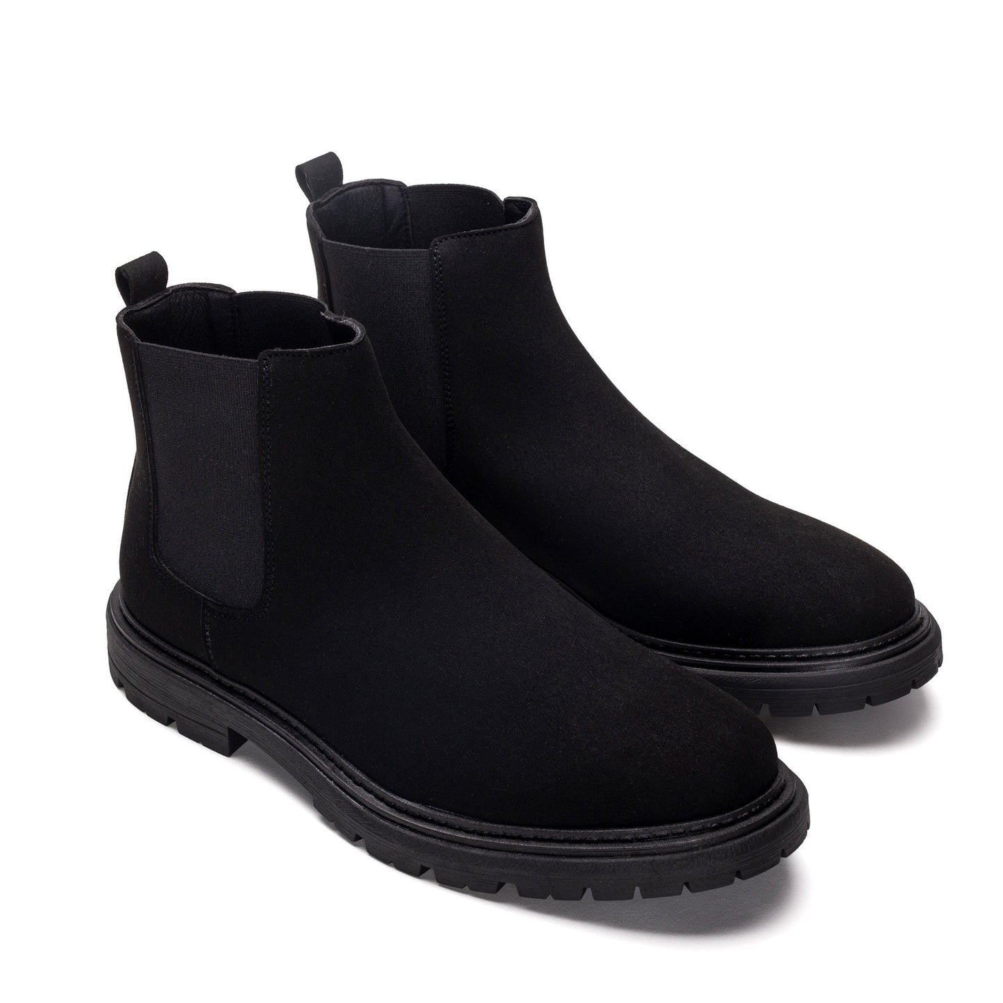 Men's Vegan Chelsea Boots Faber Black - Second Life