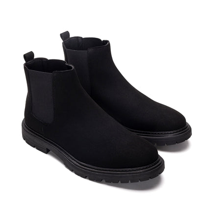 Men's Vegan Chelsea Boots Faber Black - Second Life