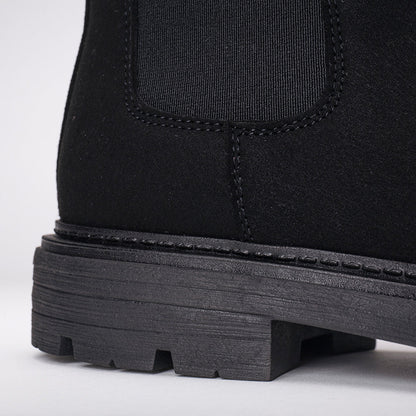 Men's Vegan Chelsea Boots Faber Black - Second Life